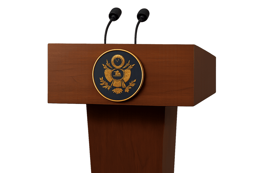 Take over the podium